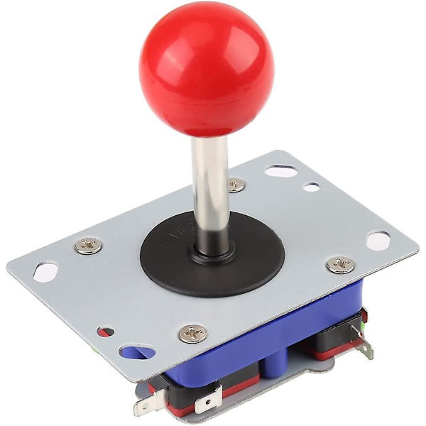 1-pelaajan pelikonsolin ohjainpaketti, jossa on arcade-painikkeita ja joystick, 2/4/8-suuntainen peliohjaimen pallo