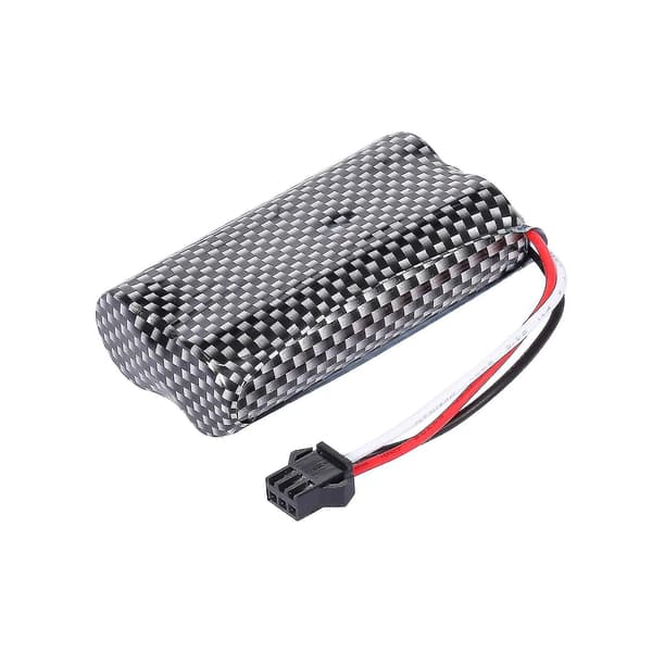 7.4v 1200mah Li-ion Batteri For Rc Biler Stuntbiler Med Sm-3p Plugg