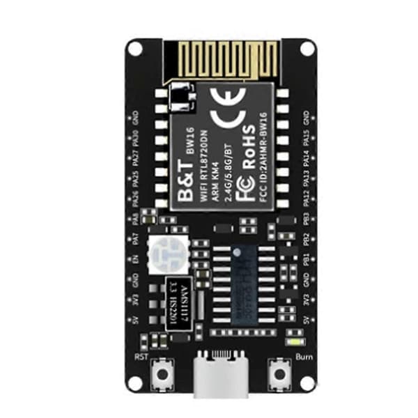 BW16-Kit utviklingskort RTL8720DN Dual-Band Wi-Fi lavstrøms Bluetooth BLE-modul Type-C-grensesnitt As Shown