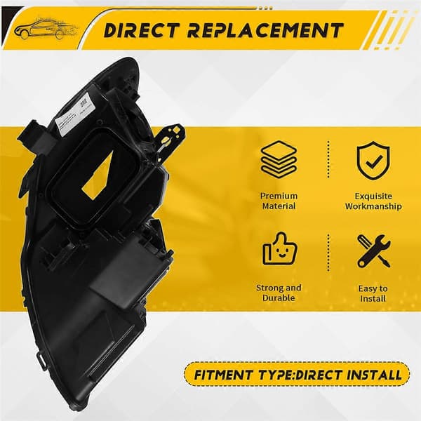 Frontlyktbase for Mercedes-Benz CLA W117 Venstre