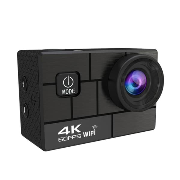4K Resolution Wi-Fi Enabled HD Action Sports Action Camera Black