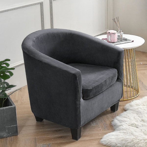 Fåtöljöverdrag för vardagsrum, sofföverdrag Dark Gray