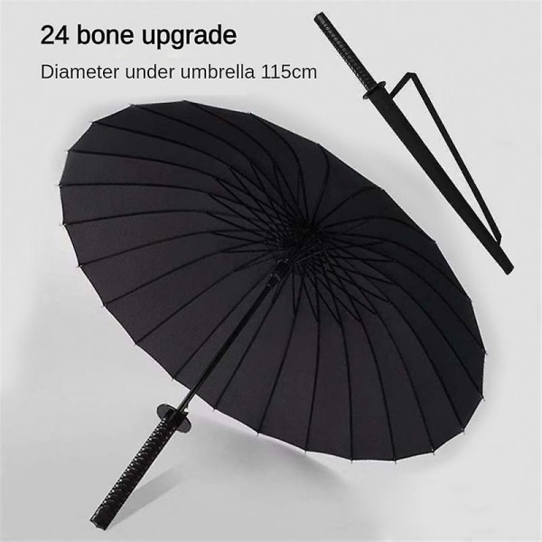 Samurai Paraply Glass Fiber Creativity Sun Warrior Anti-uv paraplyer (for store utendørs paraplyer A01