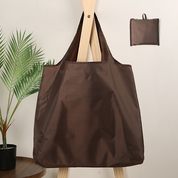Genanvendelige Indkøbsposer 6-pak Foldbare Håndtasker Til Kvinder Med Lommer Bulk X-Large 50Lbs Maskinvaskbar Polyesterstof Indkøbsposer Holdbare Orange/Brown/Navy