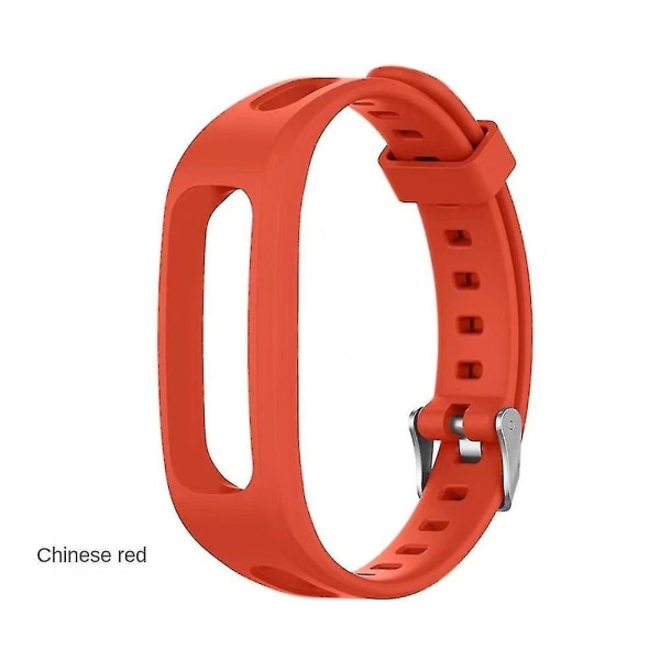 Ersättningsarmband i silikon för Huawei Band 4e 3e Honor Band 5 Löpbandarmband chinese red