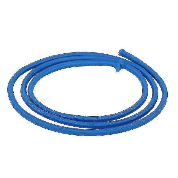 4 mm brett elastiskt band, rund elastisk sladd Blue 25m