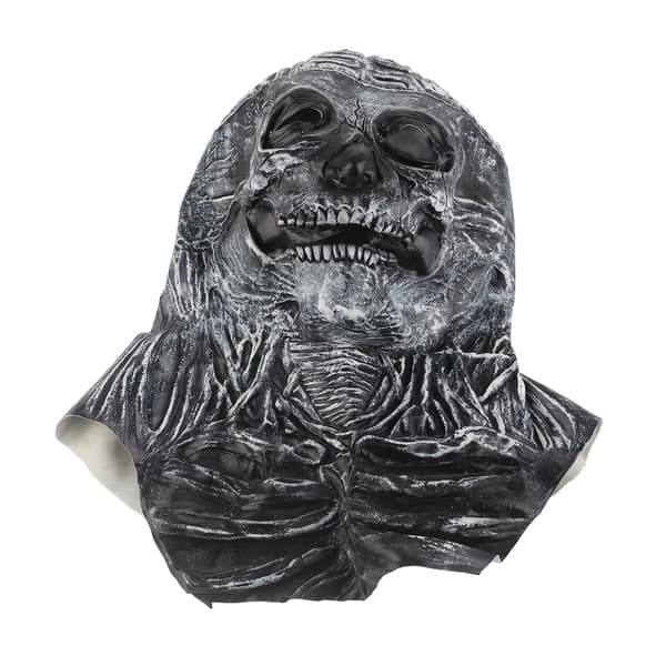 Halloween Latex Skjeletthodeplagg med Hatt Hel Hode Skummelt Benhjelm Hodeplagg