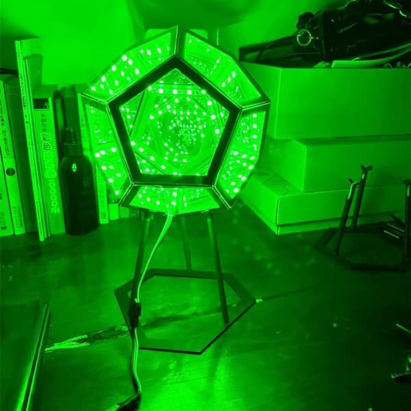 Creative and Cool Infinite Dodecahedron Small Night Light Color