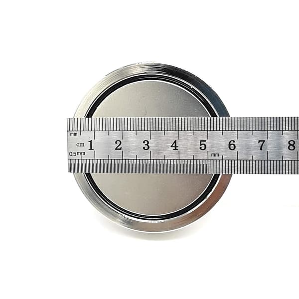 Neodymmagnet 140 kg styrka diameter 60 mm, magneter med kraftfulla lyftöglor