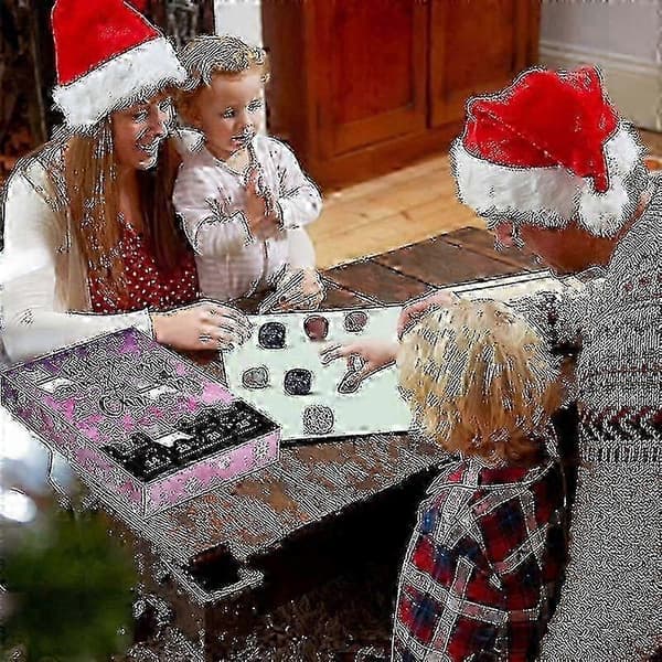 Adventskalender 24 \"Blind Boxes\" for barn, julegaver blå