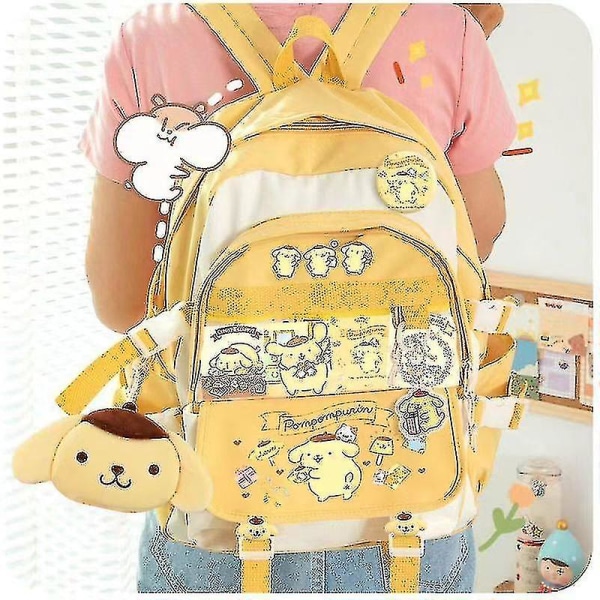 Uusi Sanrio Kuromi Reppu Olkalaukku Pompompurin Laukku Lar Söpö Laukku type2