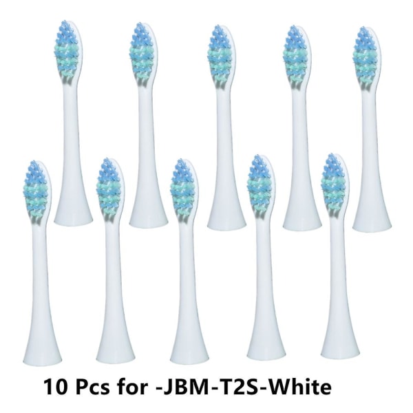 10/8 stk/sett Tannbørsteutskiftningshoder for Lc-h156/m07 elektrisk tannbørstemunnstykke erstatningshoder Smarte børstehoder Engros 10PCS JBM-T2S