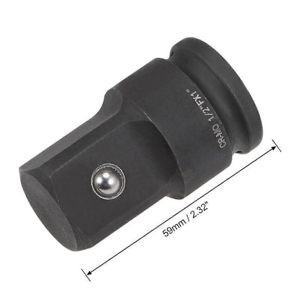 Drevadapter til 1/2 tomme til 1 tomme Cr-Mo slagtop
