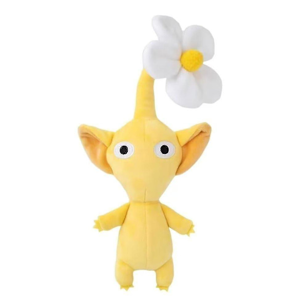 Pikmin 4 söpö plusslelu nukke peli faneille lapsille aikuisille lahjoiksi kotiin sohvan koristeeksi Yellow