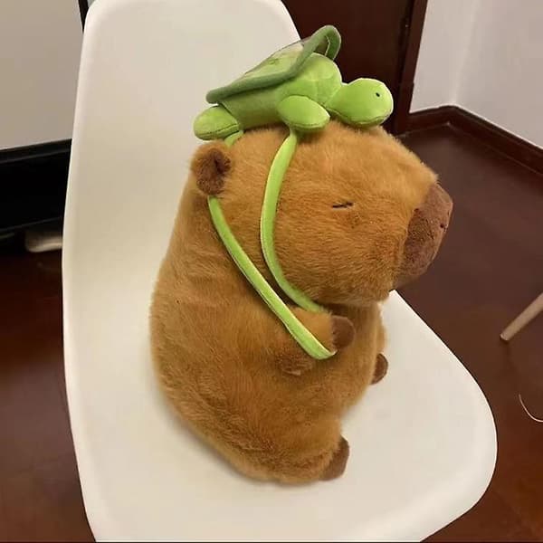 Capybara Plys Simulation Capibara Anime Fluffy Legetøj Internet Kendis Sød S