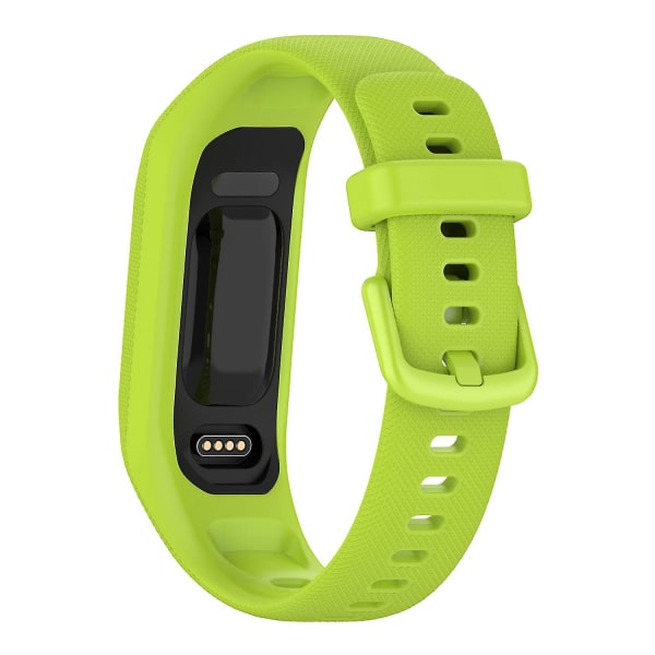 3st mjuka silikonband för Garmin Vivosmart 5 remmar utbyte sport färgglad rem för Vivosmart 5 armband Lime Green