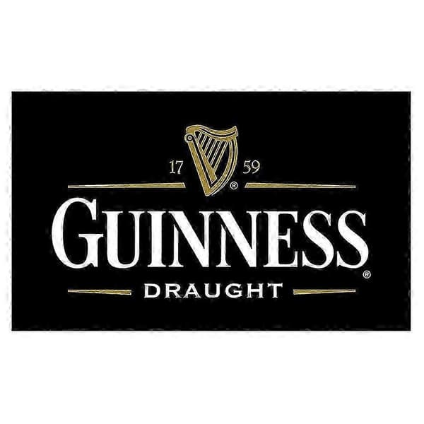 3x5 jalkaa urheilulippu Guinness-olutlippu polyesteripainetut liput ja viirit