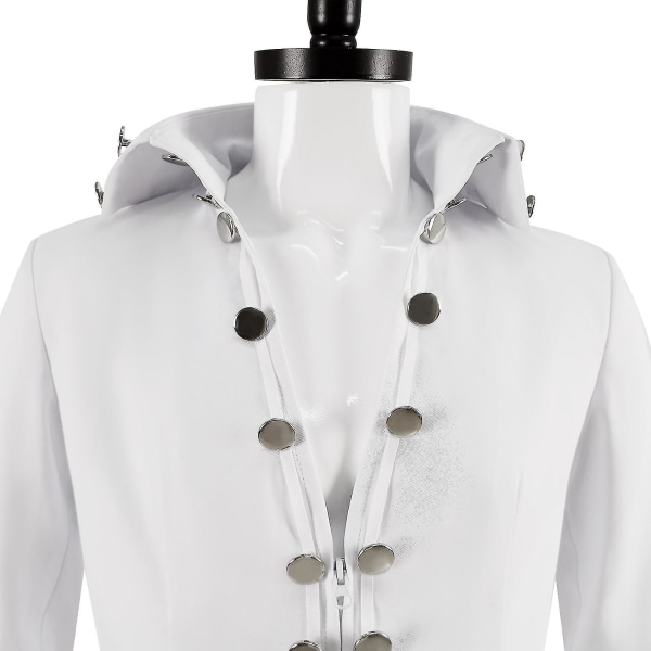 Cosdaddy Movie Presley Cosplay Kostume Voksen Herre hvid skjorte Bukser Suits Halloween Carnival kostume M