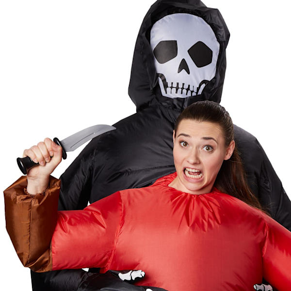 tectake Inflatable Grim Reaper Costume multicolor