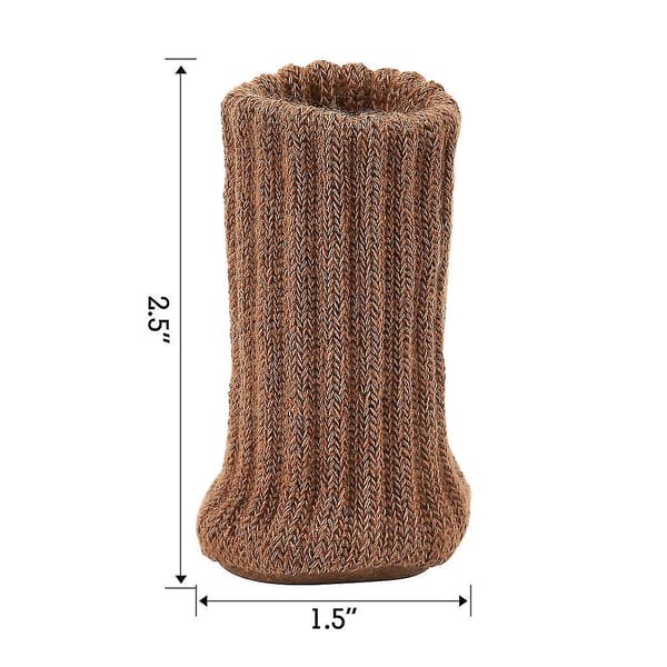 24-pak stolsokker Brown