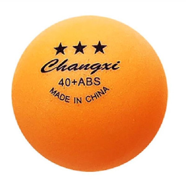 Bordtennisboll 50/100 st Bulk Abs Ping Pong Ball 3-stjärnig 40+ Standardstorlek träningsboll kompatibel med spel Orange 100pcs