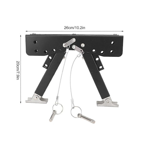 RV Step Stabilizer Multifunctional Foldable Steel Solid Stand RV Step Stabilizer