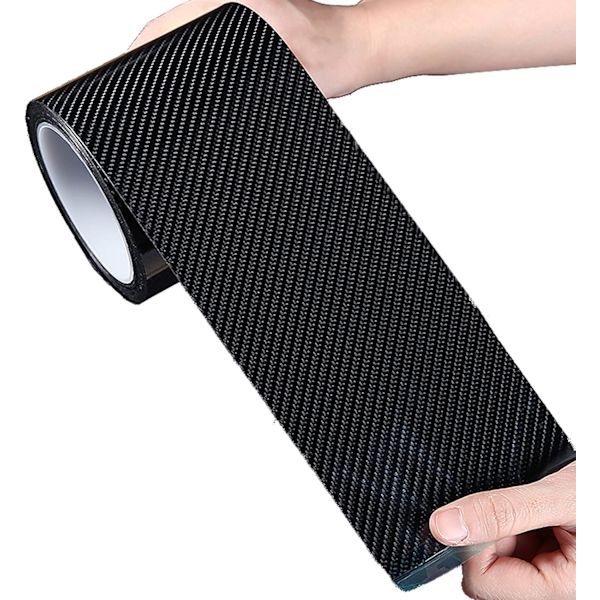 Skyddslist för bildörr, 10cm*3m Kolfiber Dörrskydd, Skydd