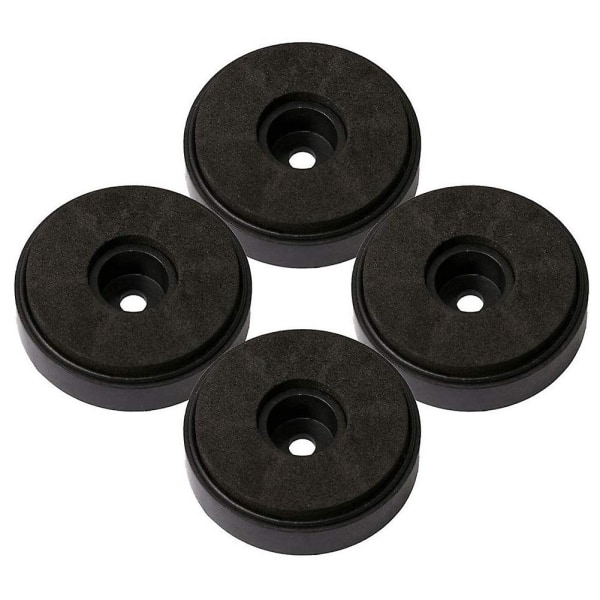 Reducerad! 4st Högtalare CD Förstärkare Isolering Fötter Pad Mini Plast HIFI Tillbehör Stativ Black 40x10mm