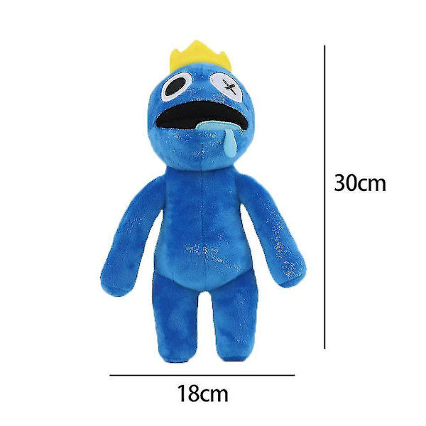 Rainbow Friends Plyschleksak Speldummy Blå Monster Lila Långarm Monster Mjuk Fylld Djur Halloween Julgåva För Barn 50cm