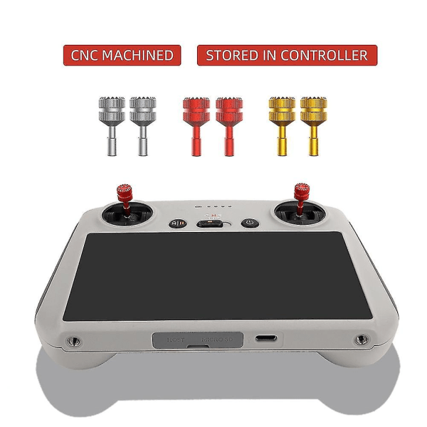 Controller Sticks til Dji Mini 3 Pro Fjernbetjening red