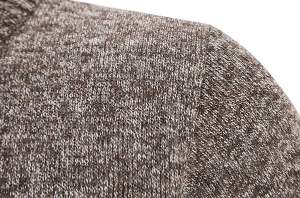 Strikkede avslappede cardigans for menn brun Brown XL