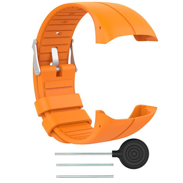 Silikon Åndbar Armbåndsrem Til M400 M430 Smartwatch Urrem Armbånd orange