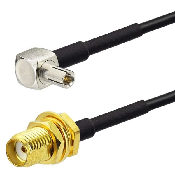 4g-antenn SMA-hona till TS9-hane adapterkabel 15 cm 2 st för extern antennrouter E5372 E5577 E