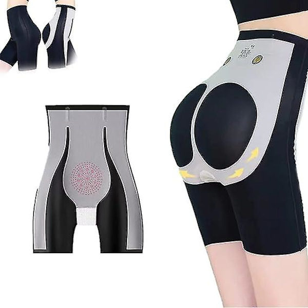 Høytaljede Bukse med Magekontroll, Kvinners Kroppformerende Fibergjenoppretting Formering Sømløs Høytaljede Mage Kroppsshapewear Black 1pcs XL