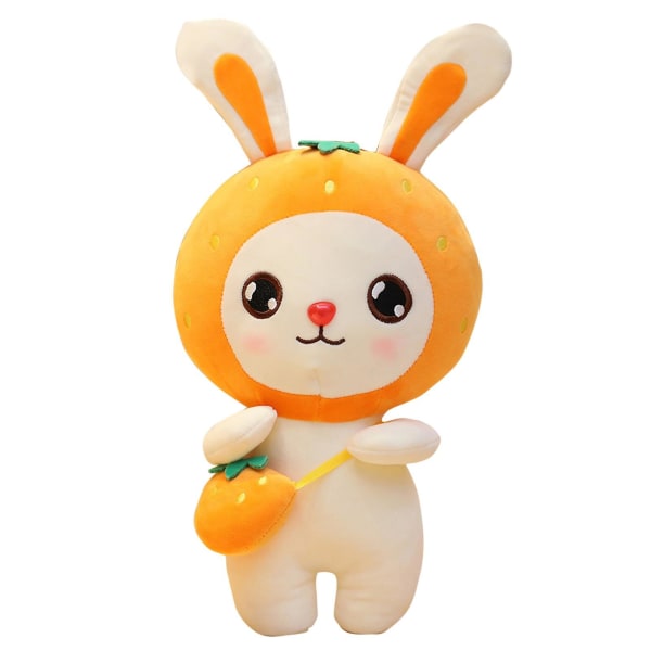Plys udstoppet legetøj påsketørklæde Sød sød kanin til børn JulegaverNUO20240210 Orange