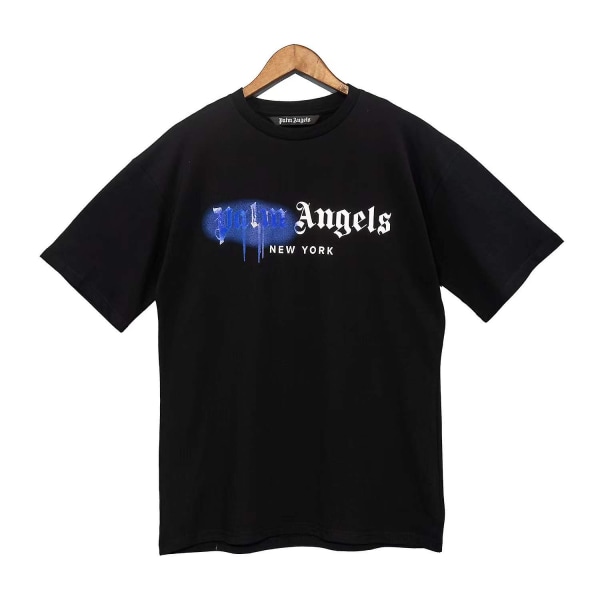 Palm Angels 22ss Print Mænd Kvinder Unisex Elskere Mode Casual Kortærmet Bomuld style 7 L