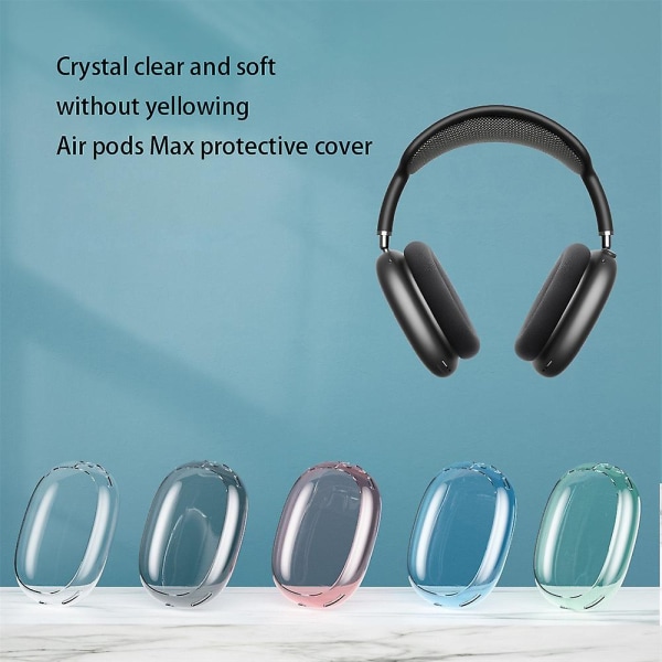 Passar till Airpods Max Lämplig för Airpods Max Fodral Kompatibel med Airpods Max transparent