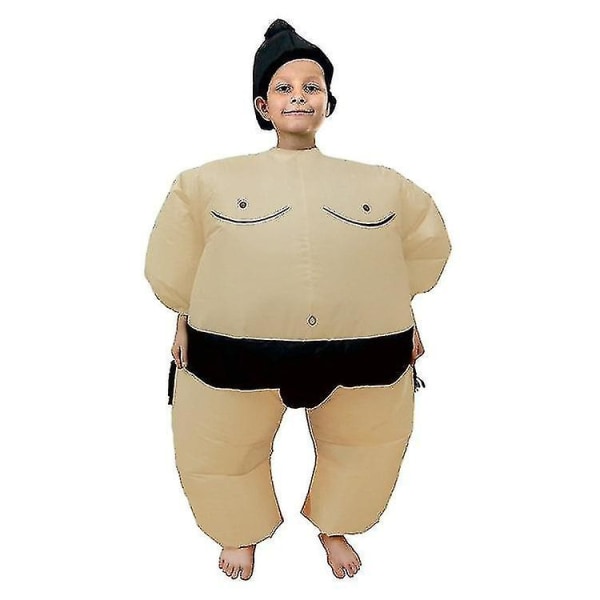 Children Inflatable Sumo Costume Halloween Christmas Festival Party Carnival Inflated Kids Clothes C