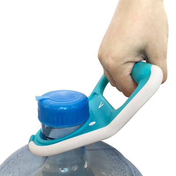 Vannspann bøttehåndtak 5 gallon drikkevannsholder med gummiert anti-holder-blå