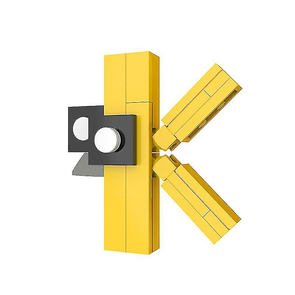 26 Stilige Alfabetiske Byggeklosser Sett Engelske Bokstaver Lore (a-z) Utdanningsklosser Leke for Barn Kid Buildmoc Bursdagsgaver K
