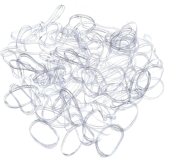 Elastiske bånd Hårstrikk, 1000 stykker (Klar)