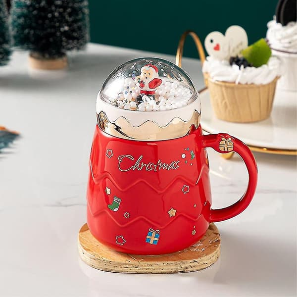 Julmugg Keramik Tomte Mjölk Kaffe Vattenkopp Jul Nyårspresenter
