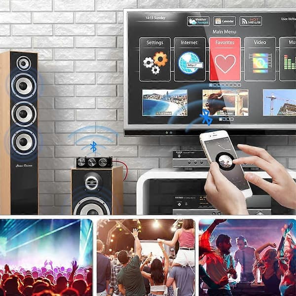 ZK1002T Bluetooth Forstærkerkort 2.0CH 100W2 Mini Audio AMP med Diskant- og Baskontrol