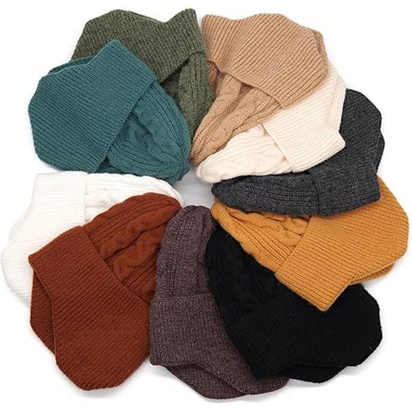 Dame Vinterhue Blød Stræk Slouchy Skully Strikhue