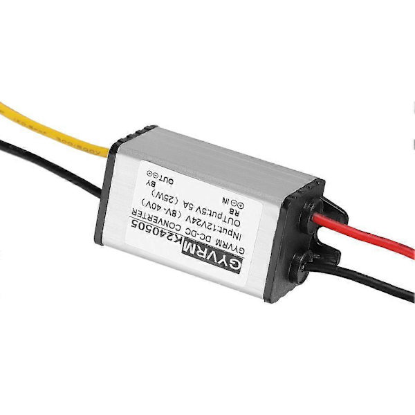 DC-DC 12V/24V til 5V 5A Buck Converter Step Down Strømforsyningsmodul