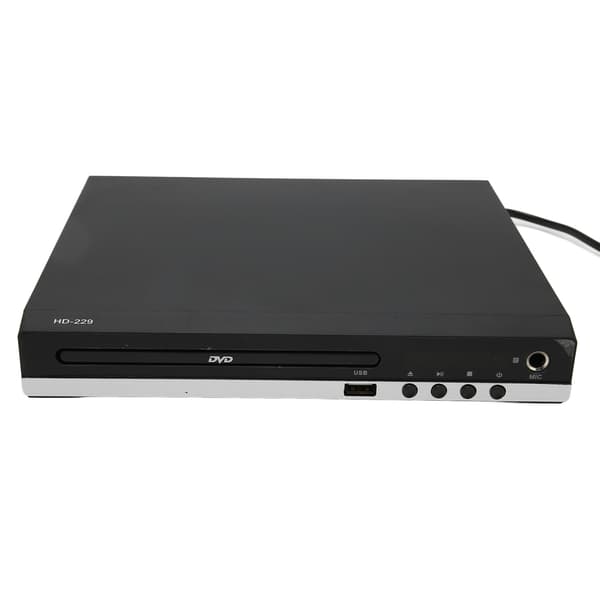 Mini DVD Player 1080P Support AV Output Remote Control HD Multimedia Interface DVD CD Player with USB Port 110-240V EU Plug 0.5