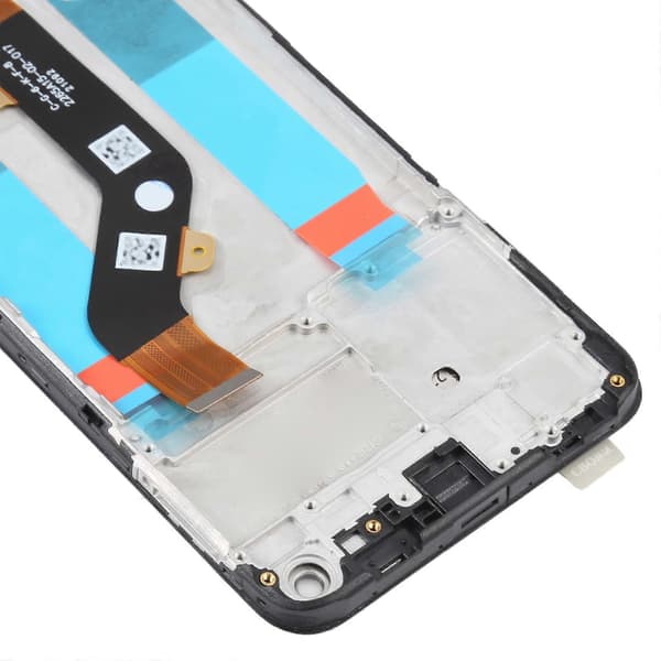 OEM LCD-skjerm for Tecno Camon 17 Digitizer komplett montering med ramme for Tecno Camon17