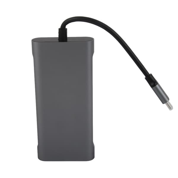 10-i-1 USB C Dockingstation VGA RJ45 PD Hub Adapter