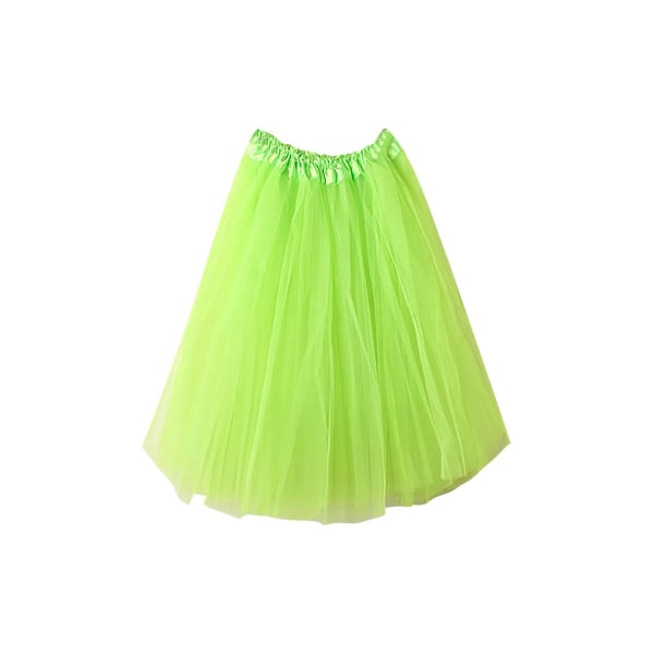 Mardi Gras kostume Kvinder plisseret gaze kort nederdel Voksen dansende nederdel Mint Green