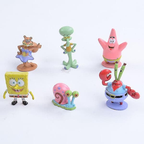 St Spongebob Squarepants Patrick Star Bläckward Tentacles PVC Figur Leksak